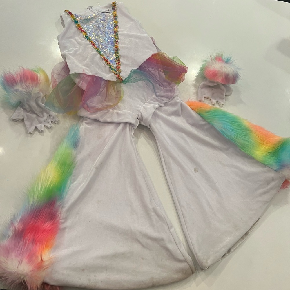 Chasing Fireflies Festival Unicorn Costume. Size 4-6